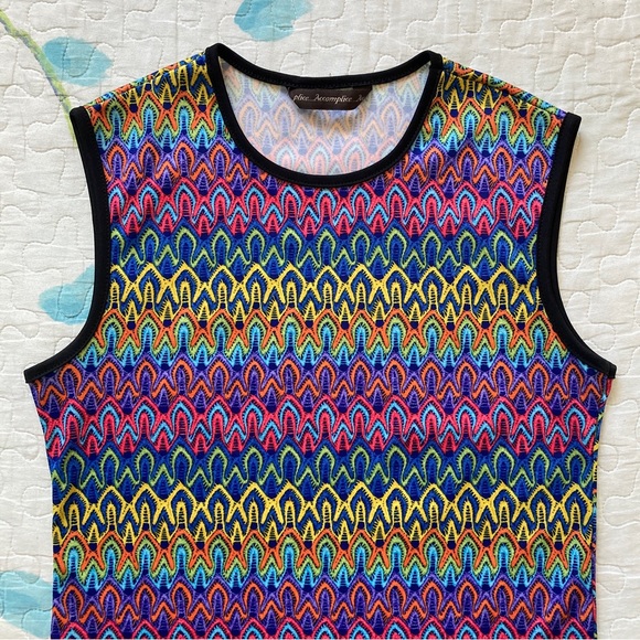 Vintage 90s does 70s Psychedelic Tank Top 🌀 - Picture 3 of 6
